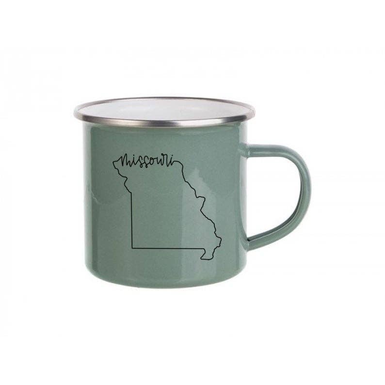 State Enamel Mug